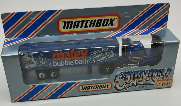 Matchbox Convoy Cy-16 Scania Box Truck Matey Bubble Bath