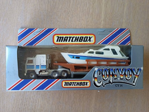 Matchbox Convoy Kenworth CAB Truck & Trailer With Power Boat