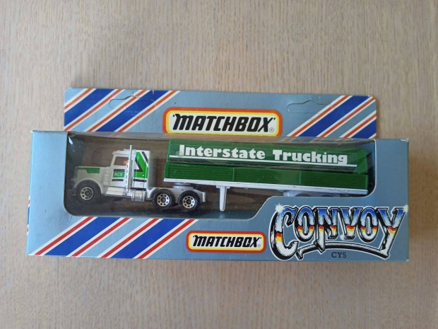 Matchbox Convoy Peterbilt Truck & Trailer Interstate Trucking CY5