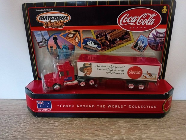 Matchbox Convoy Scania T142 truck coke around the world Australia