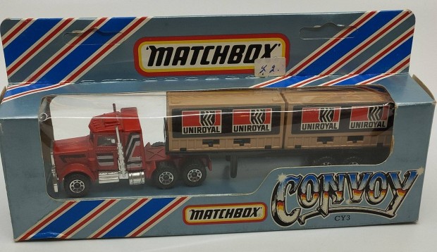 Matchbox Cy-3 Double Container Uniroyal barna konténer!