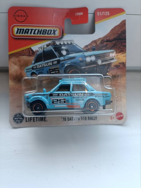 Matchbox Datsun 510 Rally kisaut 