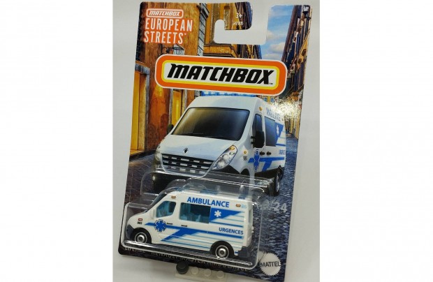 Matchbox European Streets Renault Master Ambulance