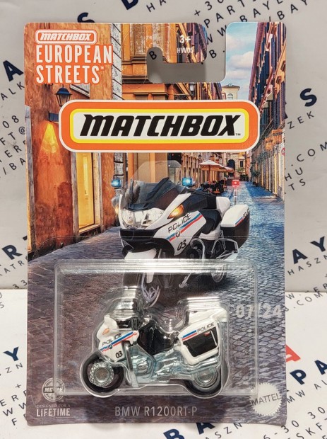 Matchbox European Streets - BMW R1200RT-P - bliszteres  -  Matchbox -