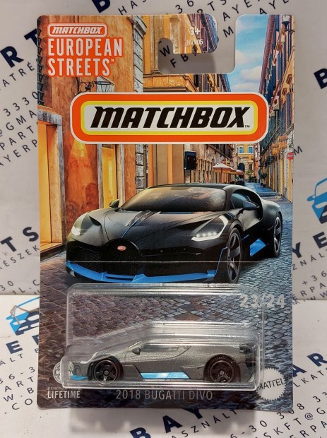 Matchbox European Streets - Bugatti Divo (2018) -  Matchbox - 1:64