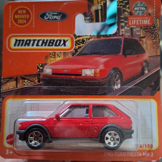 Matchbox Ford Fiesta MK2 piros