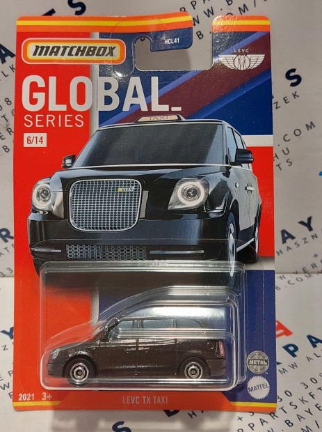 Matchbox Global Series - LEVC TX Londoni Taxi