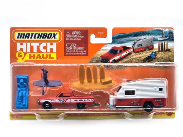 Matchbox Hitch and Haul - Ford Ranchero (1961) - MBX Traver Trailer I