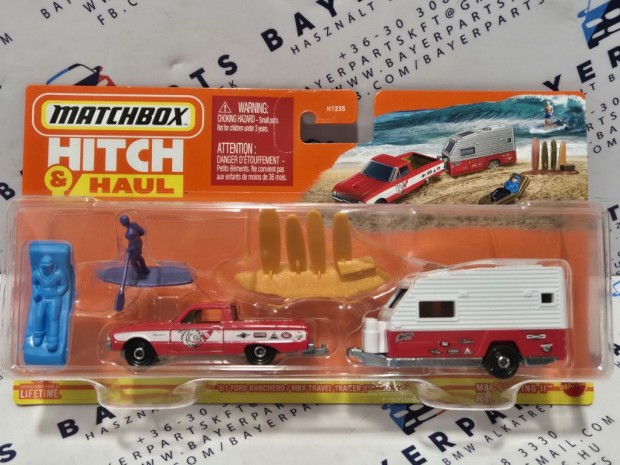 Matchbox Hitch and Haul - Ford Ranchero (1961) - MBX Traver Trailer I