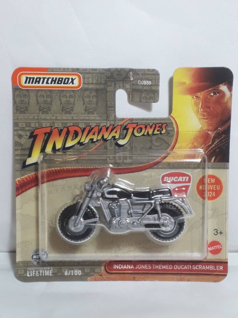 Matchbox Indiana Jones Ducati Scrambler 2024