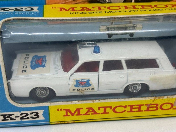 Matchbox K-23 Mercury Police Car