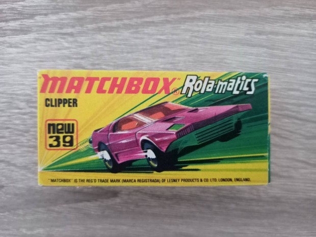 Matchbox Lesney Superfast #39 Clipper res doboz