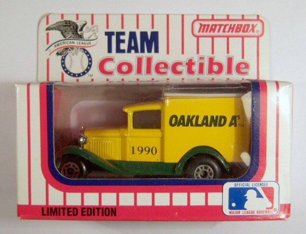 Matchbox MLB-90-11 (Oakland Athletics) Bontatlan (1990)