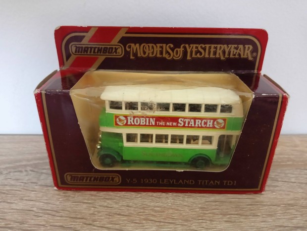 Matchbox Model Of Yesteryear Y5-C 1930 Leyland Titan TD1