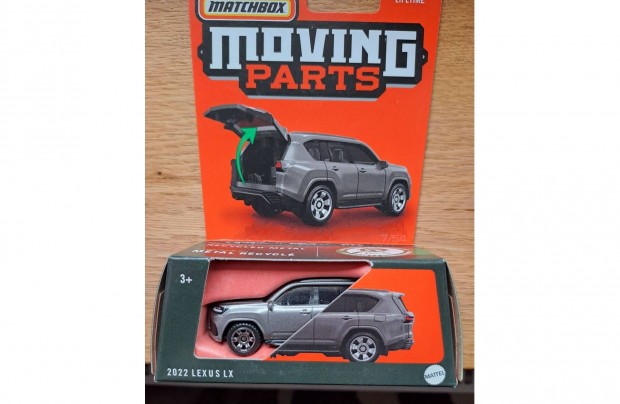 Matchbox Moving Parts 2022 Lexus RX bontatlan dobozban