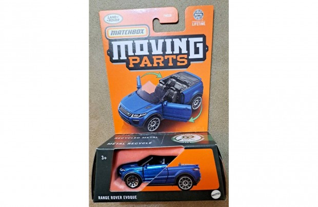 Matchbox Moving Parts Range Rover Evoque bontatlan dobozban