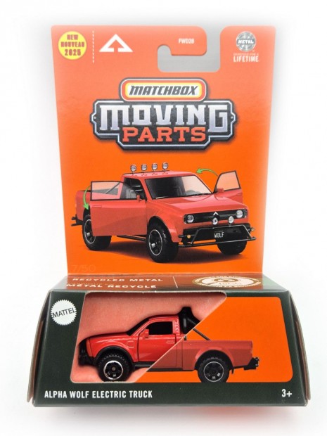 Matchbox Moving Parts - Alpha Wolf Electric Truck - Matchbox - 1:64
