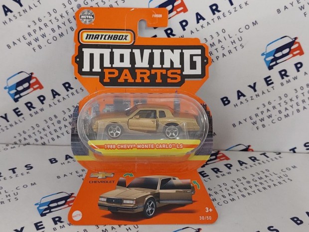 Matchbox Moving Parts - Chevy Chevrolet Monte Carlo LS (1988) -  Matc