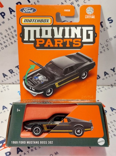 Matchbox Moving Parts - Ford Mustang Boss 302 (1969) -  Matchbox - 1: