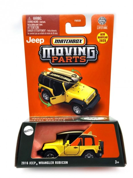 Matchbox Moving Parts - Jeep Wrangler Rubicon (2016) - Matchbox - 1: