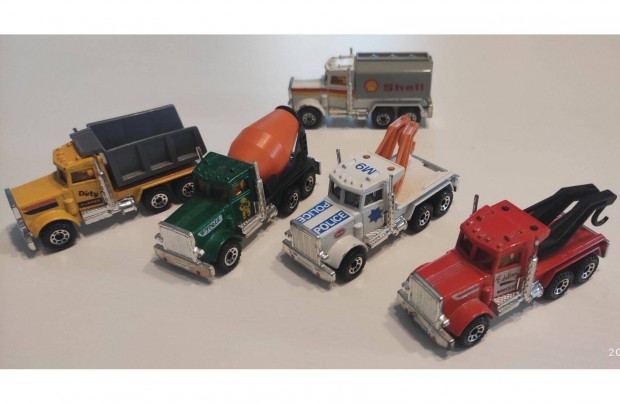 Matchbox Peterbilt teherautók 5 darab együtt 7500 Ft