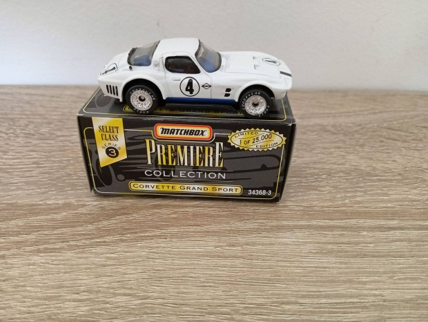 Matchbox Premier Collection White Corvette GRAND Sport