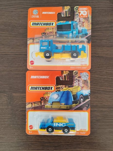 Matchbox Road Stripe King + Mini Cargo (INC)