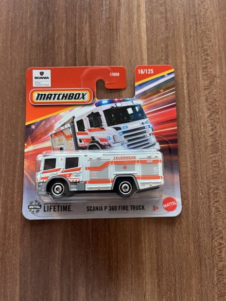 Matchbox Scania P 360 Fire Truck tztolt aut j