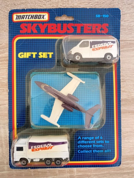 Matchbox Skybusters Federal Express Diecast Gift SET Triple PACK SB-15