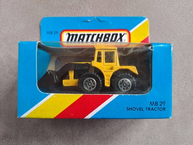 Matchbox Superfast 29. Tractor Shovel 1981-bl