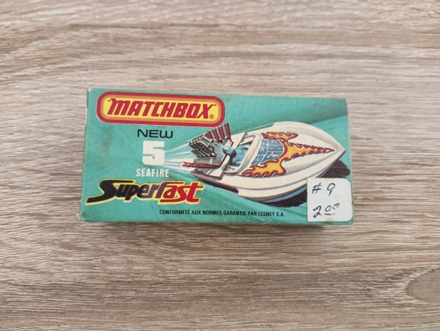 Matchbox Superfast MB5 Seafire res doboz