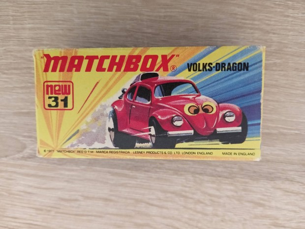 Matchbox Superfast No 31 Volks-Dragon res doboz