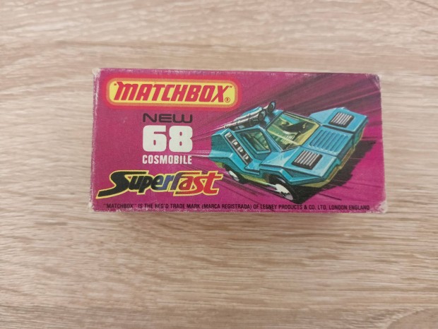 Matchbox Superfast No.68 Cosmobile res doboz