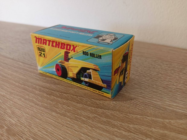 Matchbox Superfast No. 21 Road Roller res doboz