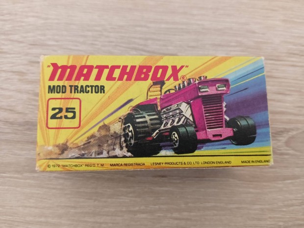 Matchbox Superfast No. 25 MOD Tractor res doboz