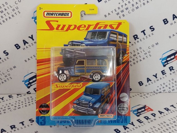 Matchbox Superfast - Willys Jeep Wagon (1962) -  Matchbox - 1:64