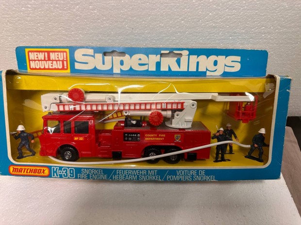 Matchbox Superkings K-39Snorkel Fire Engine