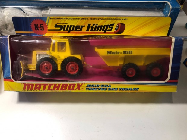 Matchbox Superkings K-5 Muir-Hill Tractor & Trailer