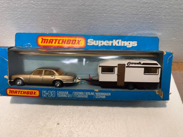 Matchbox Superkings K-69 Jaguar and Caravan