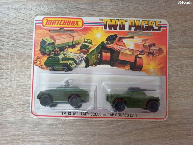 Matchbox TP13 Military Scout & Armoured Car bontatlan