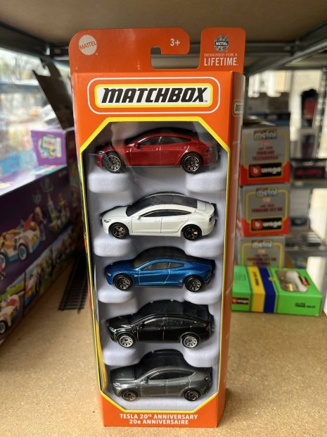 Matchbox Tesla 20th Anniversary 5x pack j