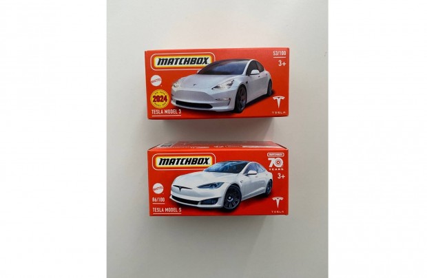 Matchbox Tesla modellek