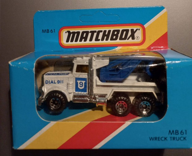 Matchbox Wreck Truck Police felirat