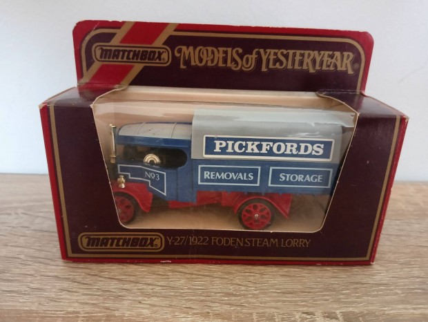 Matchbox Yesteryear Y-27 1922 Foden Steam Lorry Pickford