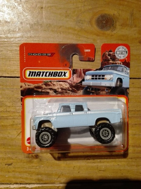 Matchbox: 1968 Dodge D200 Bontatlan 2019 kk