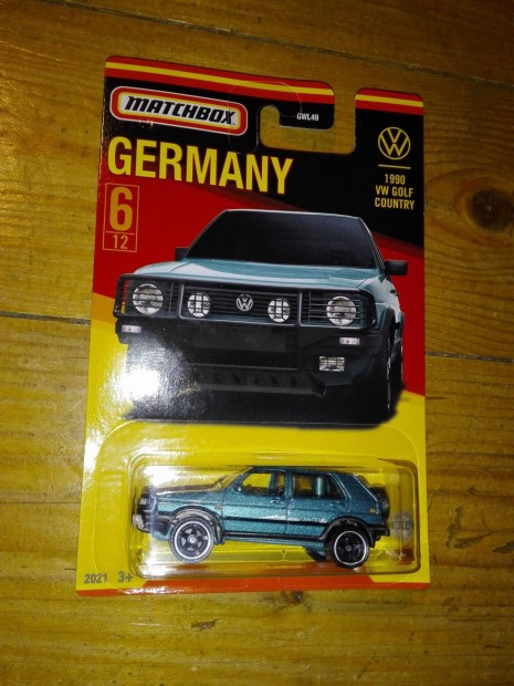 Matchbox: 1990 Volkswagen Golf Country Bontatlan! 2021