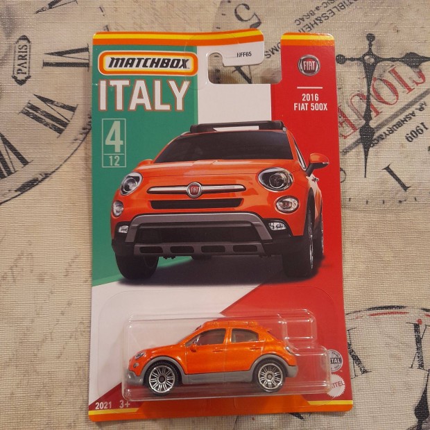 Matchbox: 2016 Fiat 500X Italy Bontatlan 2021