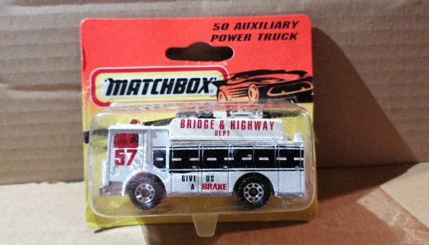 Matchbox - 50 Auxiliary power Truck (bontatlan gyjti darab) 