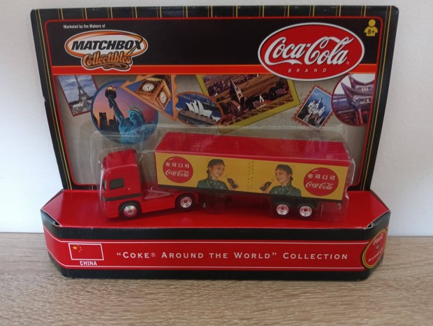 Matchbox collectible Coca Cola Coke around the world semi truck China