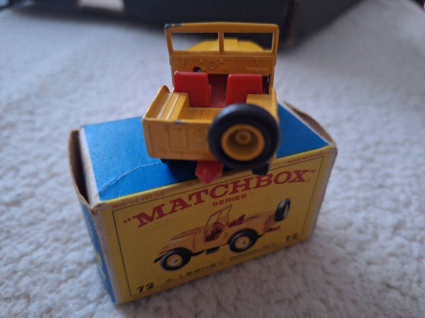 Matchbox no.72 Standard Jeep eredeti dobozával